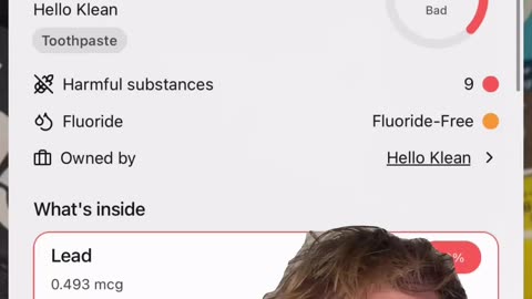 90% of toothpaste contains lead