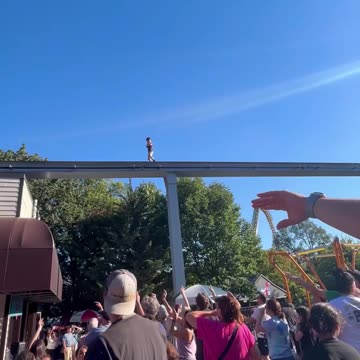 Man jumps on the monorail tracks at Hersheypark in Pennsylvania to save a little boy with autism