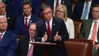 Speaker Mike Johnson: "It doesn't say, 'In government we trust'. It says: "In God We Trust."