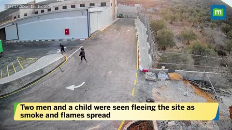 CCTV Footage Shows Attack on Dairy Factory in West Bank | Vehicles Set on Fire | 4k | N18G