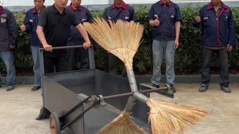 rotating broom