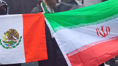 "Global March to Gaza" in New York City.
