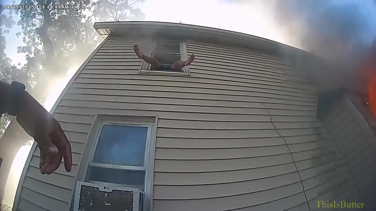 Bodycam shows responders catch child who jumped from burning Asbury Park home