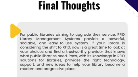 RFID Library Management Solution- Optimized Library Operations