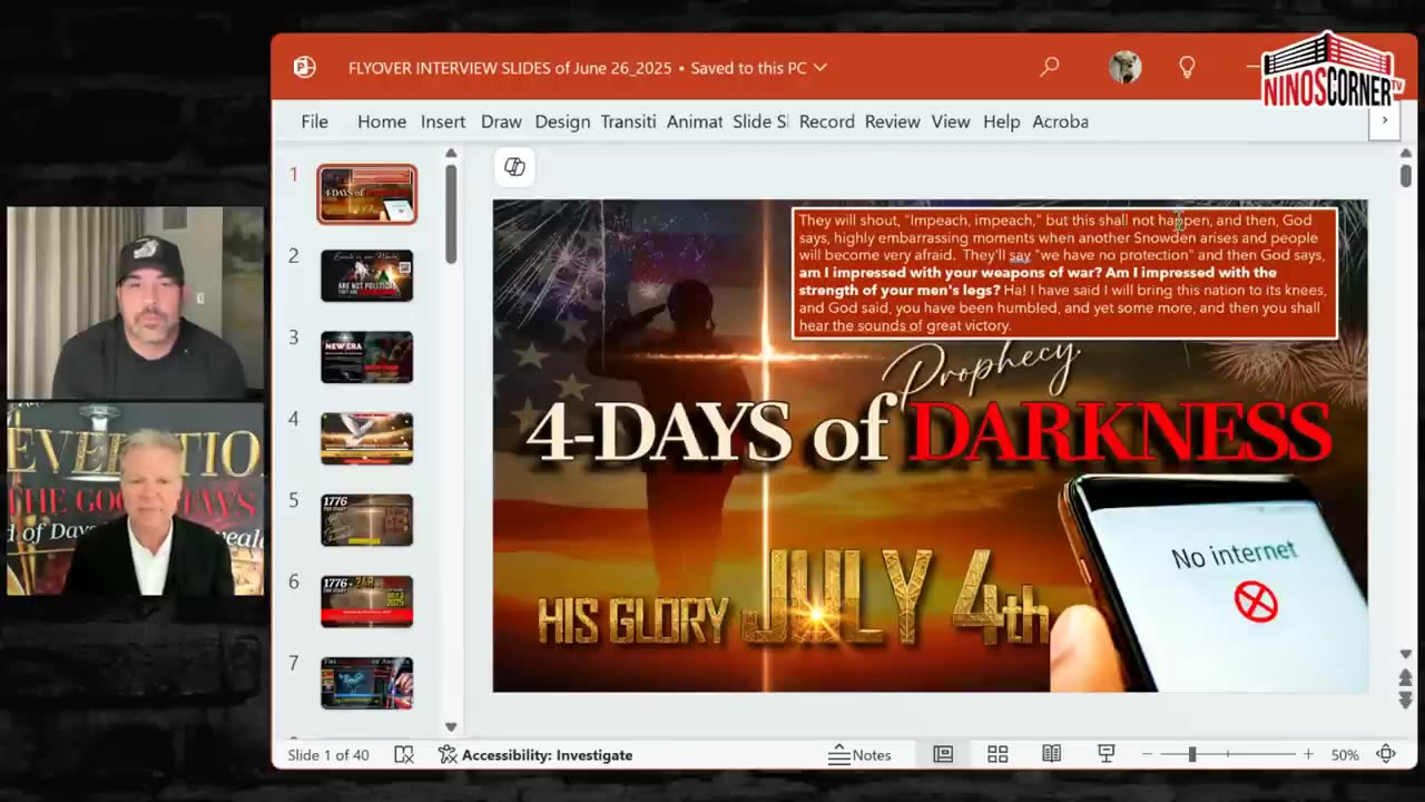 Bo Polny: FALL of AMERICA - DAYS of DARKNESS!! .......