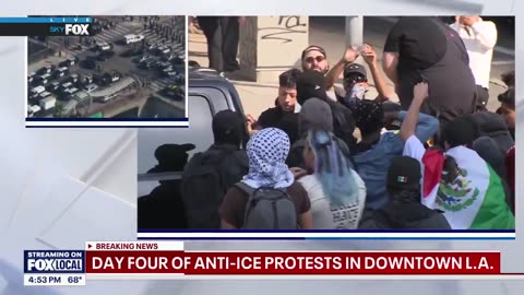 Stunning Clip Shows Moment News Hosts Realize LA Riots Are Not 'Organic'