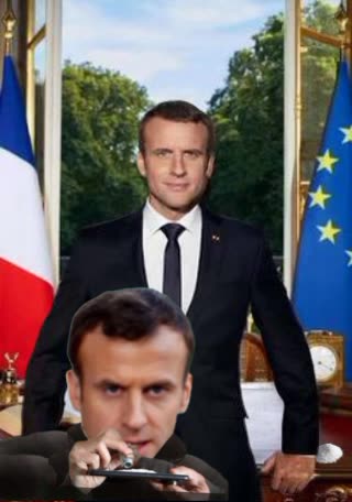 MACRON É COCA DA BOA