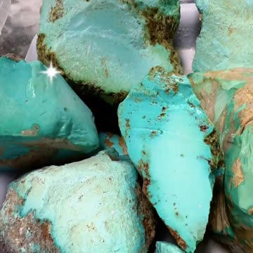 20250708-6 Turquoise Rough: Gem Blind Box Seed Buried by Earth