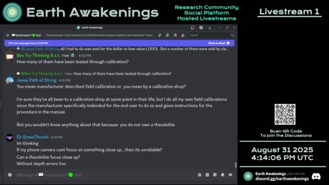 Earth Awakenings - Livestream 1 - #3389