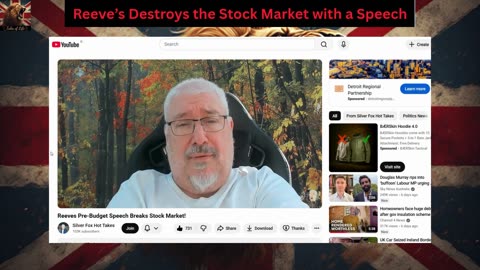 Reeve’s Destroys the Stock Market with a Speech