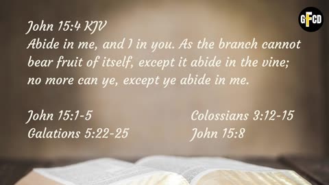 WOW - Abiding in the Vine - Pastor Keith Harris