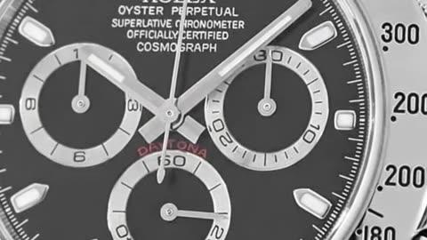 Rolex Daytona Black Dial Auto Watch