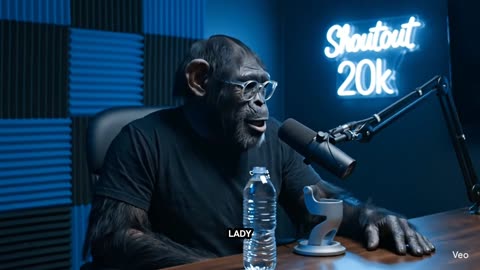 Bo'le O Water😭 #podcast #chimpanzee #foryoupagе #goviral #fyp #ai