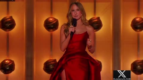 Nikki Glaser hosting the Golden Globes: "A LIST THAT HAS BEEN HEAVILY REDACTED”