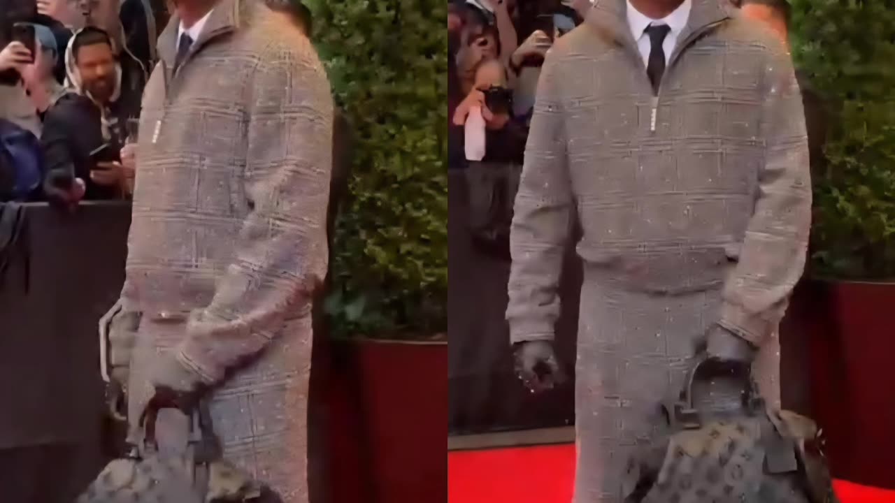 Future with a new hairstyle on the red carpet