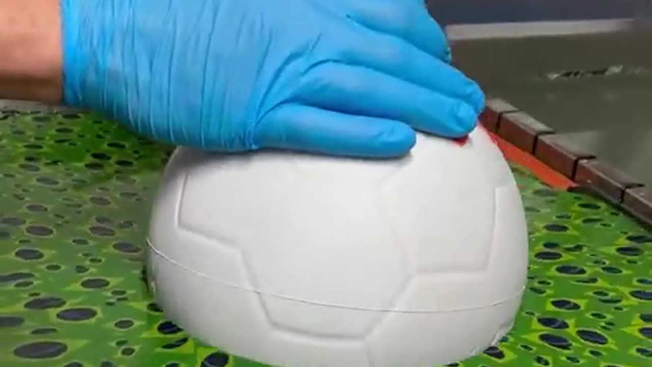 Hydro dripping a soccer ball