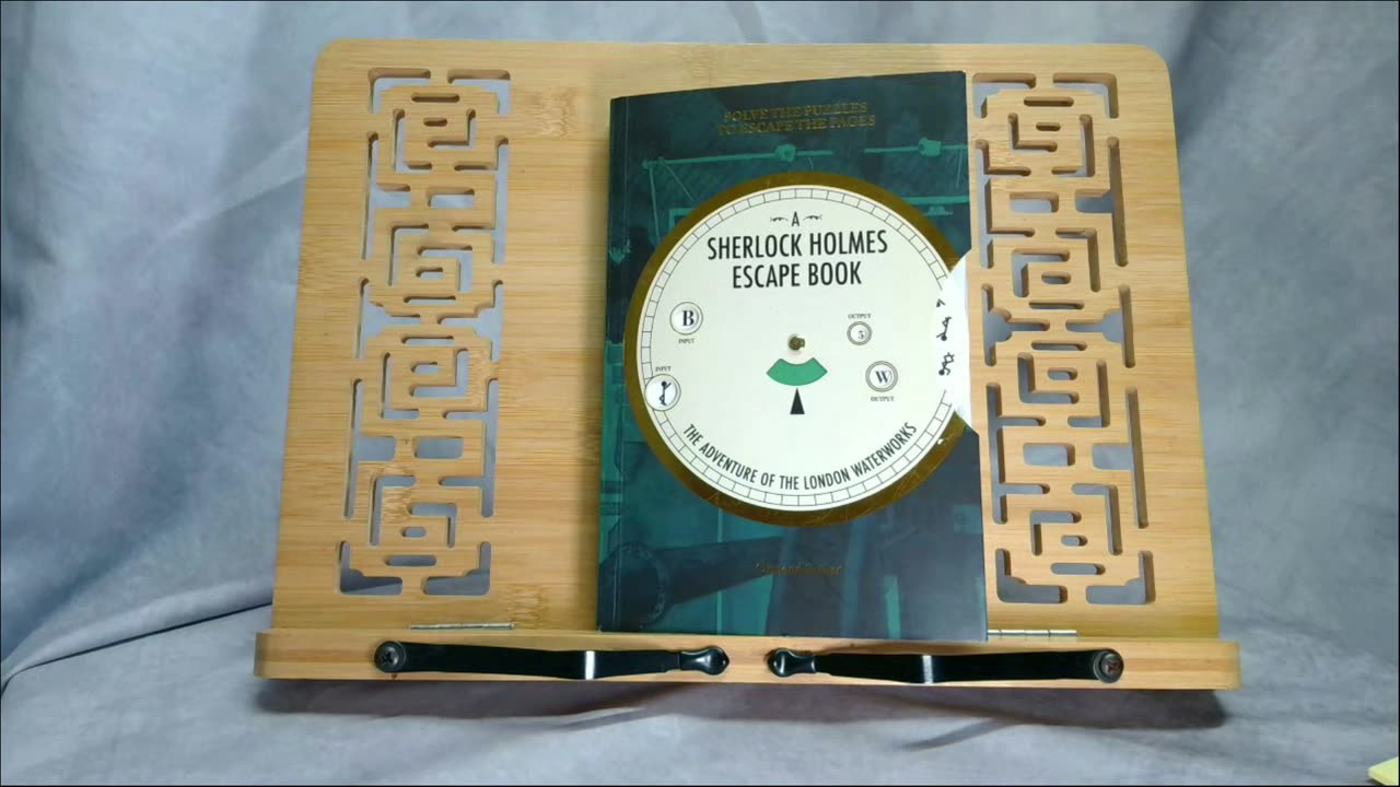 REVIEW - NO SPOILERS- Sherlock Holmes Escape Book: The Adventure Of The London Waterworks