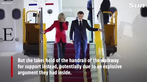 france president wife slap