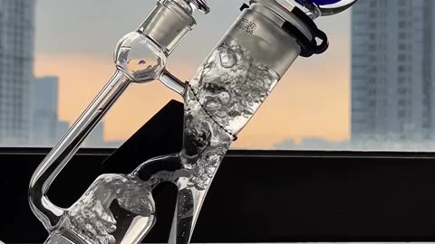 Phoenix Star Glycerin Bong in Action 😮‍💨❄️ #bongguy #chillvibes