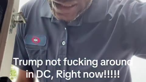 Black man has serious warning for young thugs in DC now that Trump has arrived