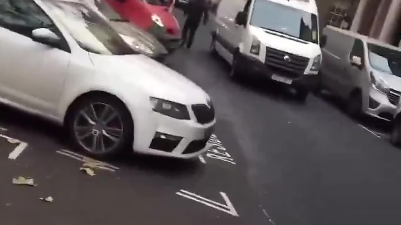 Brave citizen stops usual suspects from stealing motorcycle.