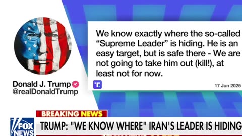 Trumps truth post 6/17/25