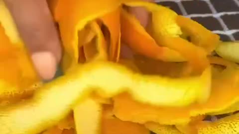 Stop Throwing Away Orange Peels! 🍊 Make Homemade Vitamin C Powder Instead 🌿👨‍🍳