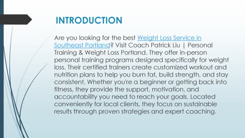 Best Weight Loss Service in Southeast Portland