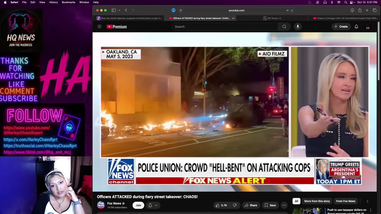Officers Attacked During Fiery Street Takeover | Chaos in the Streets!