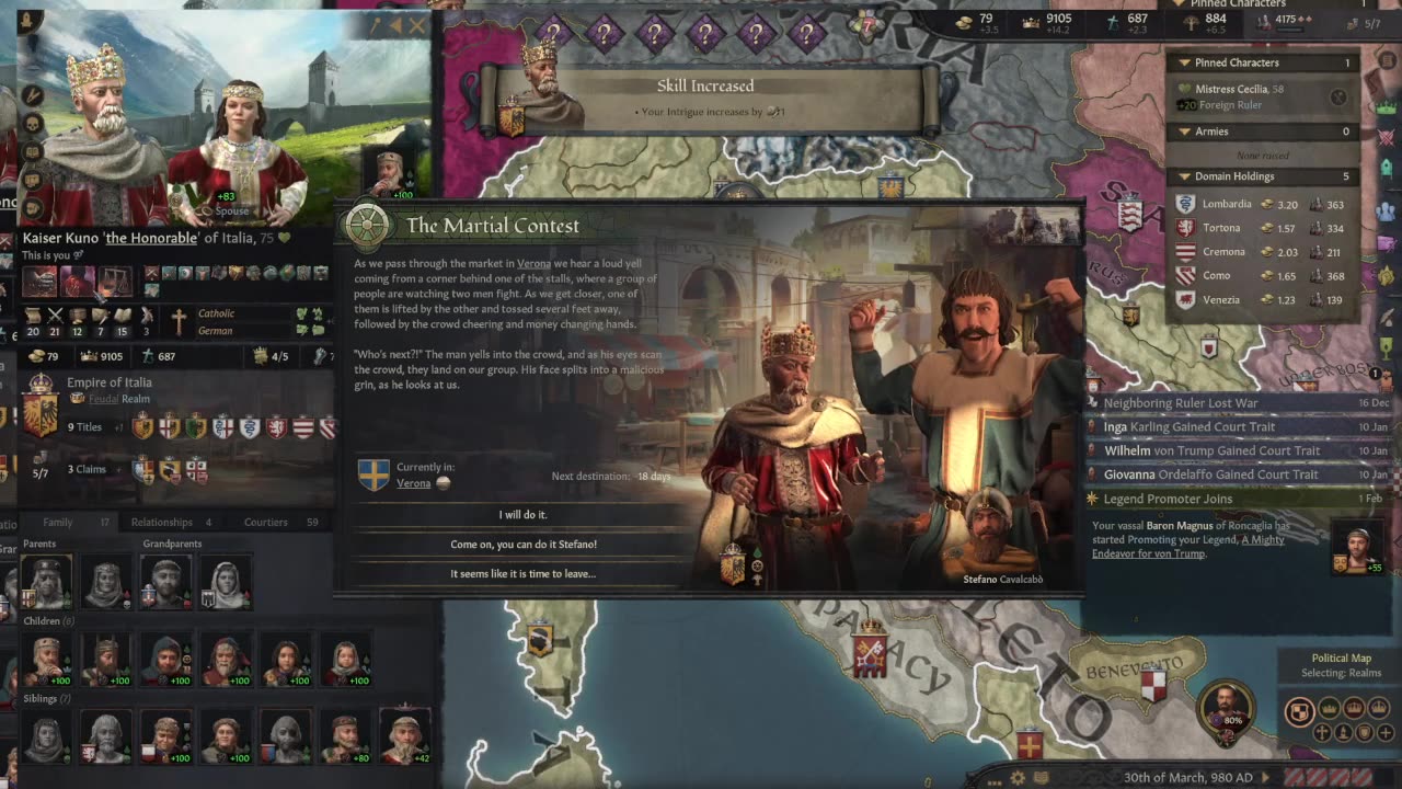 The Humble Beginnings of TRUMP EP 42 Crusader Kings III (Adventure Playthrough)