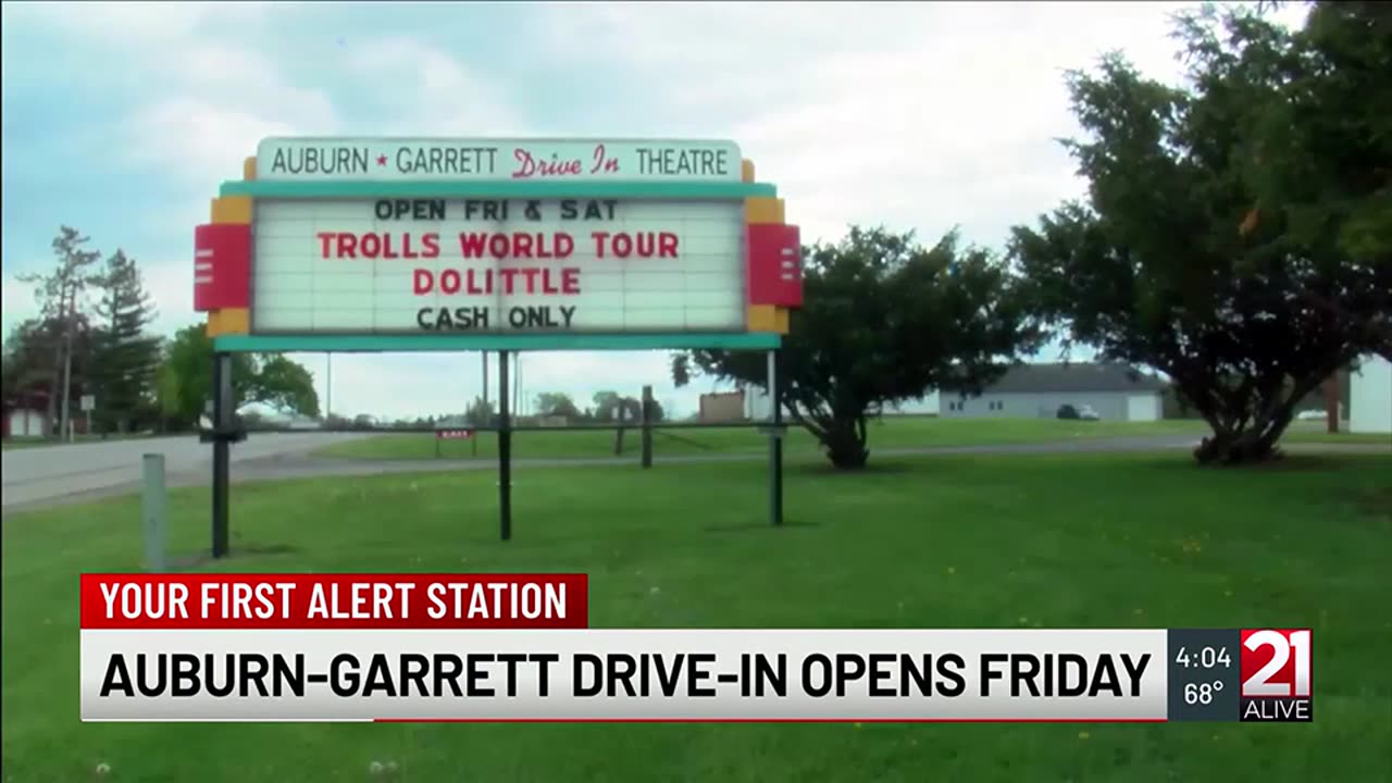 May 12, 2025 - Indiana Drive-In Theater Set to Reopen After Three Year Hiatus