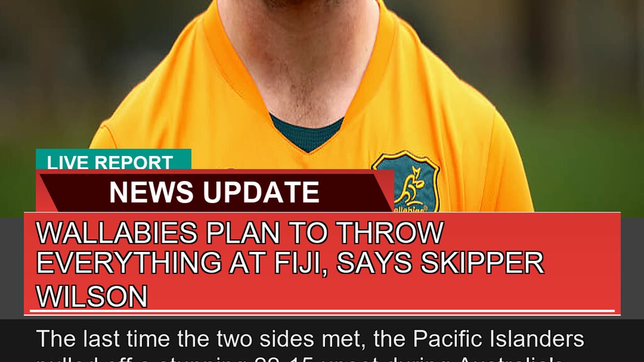 Wallabies Plan to Throw Everything at Fiji Says S