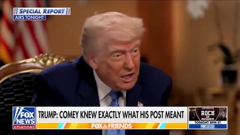 President Trump Blasts James Comey Over 8647 - "A Child Knows What That Meant"