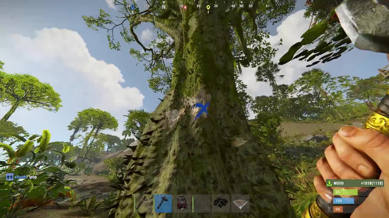Solo run on the Rustified Clan Server