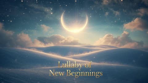 🌙 Lullaby of New Beginnings – Gentle Sleep Music for Kids | Soothing New Year Lullaby 💫