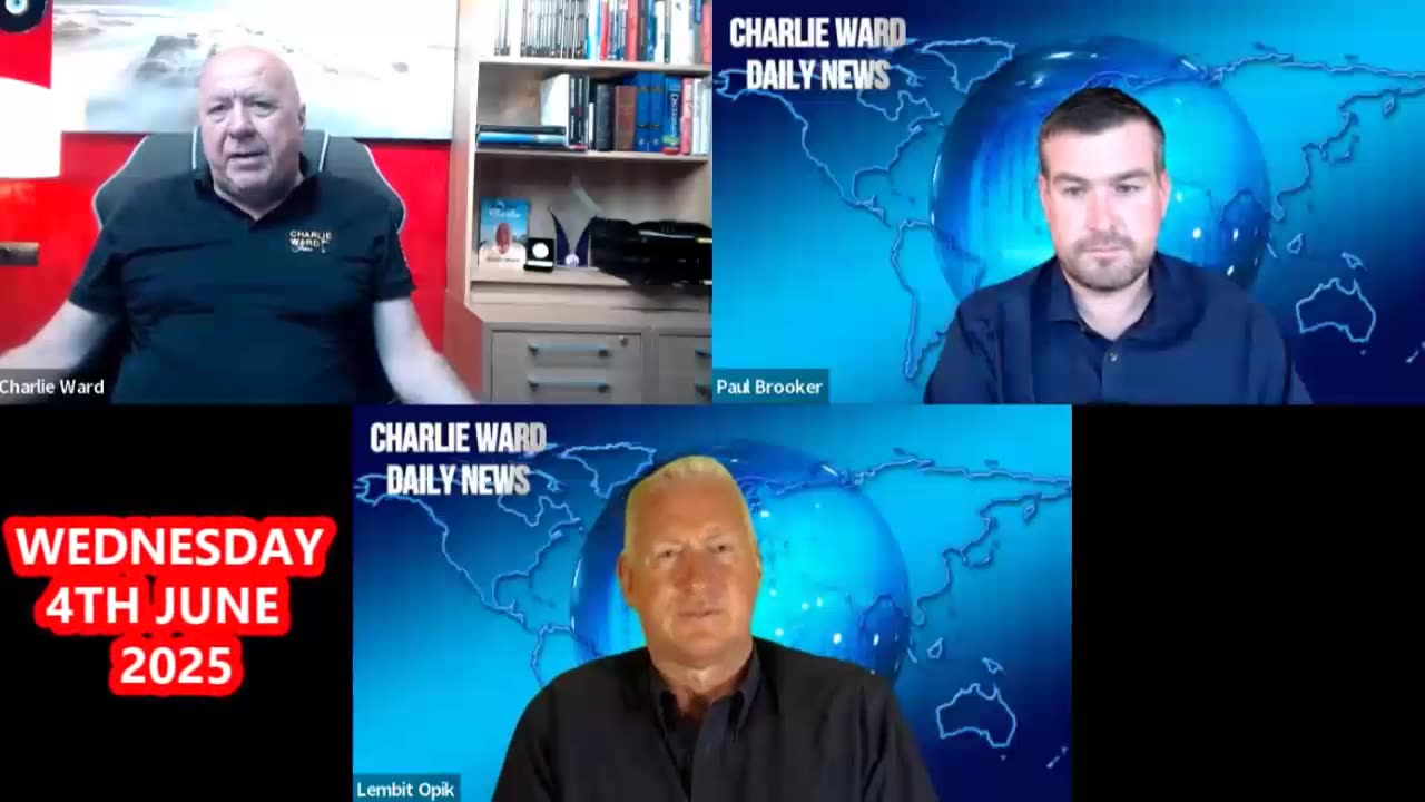 Update June 4: "Charlie Ward Daily News With Paul Brooker & Lembit Opik" .......
