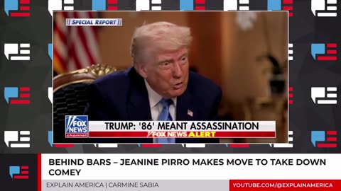 Behind Bars - Jeanine Pirro Makes Move To Take Down Comey.
