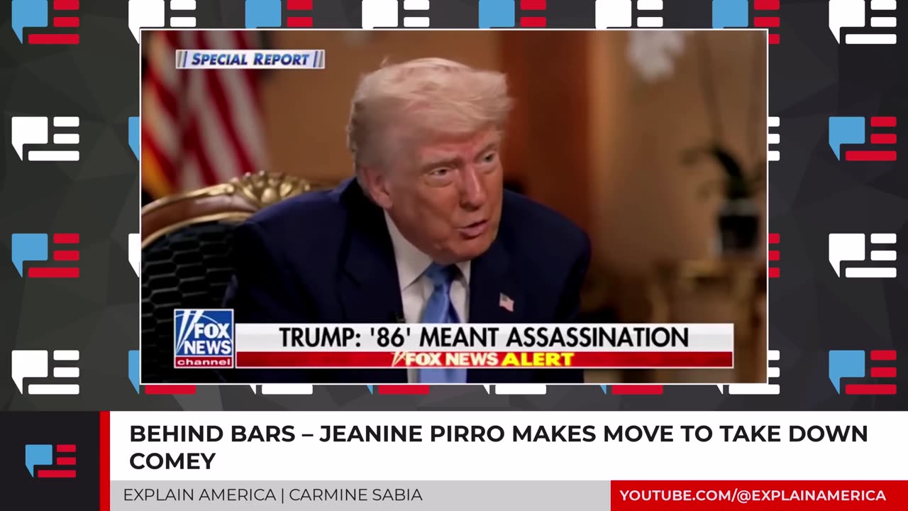 Behind Bars - Jeanine Pirro Makes Move To Take Down Comey.