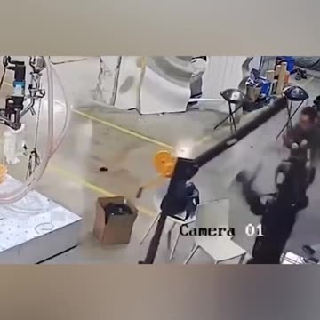 SCAREY TIMES!! Robot tries to attack its handlers