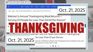 Fact Check: White House Comparing 2025 Thanksgiving Walmart Dinner Price To Specific 2024 Promo