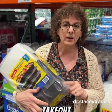 American doctor exposing how dangerous it is to eat food out of back plastic containers