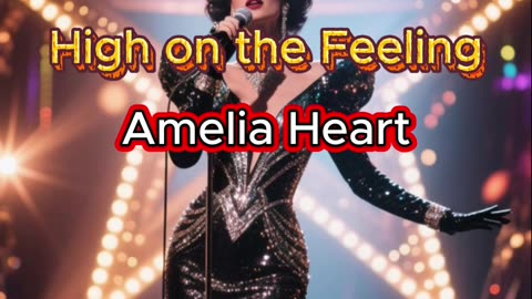 ✨ Amelia Heart – High on the Feeling (Official Lyric Video) | Euphoric Electro-Pop Anthem