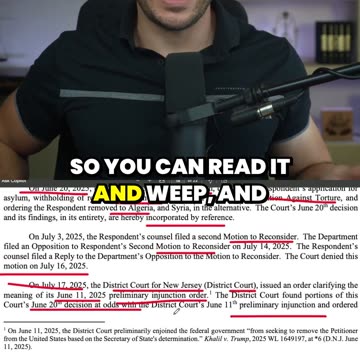 Fraudster Mahmoud Khalil Faces FINAL DEPORTATION After Judge’s Epic Ruling