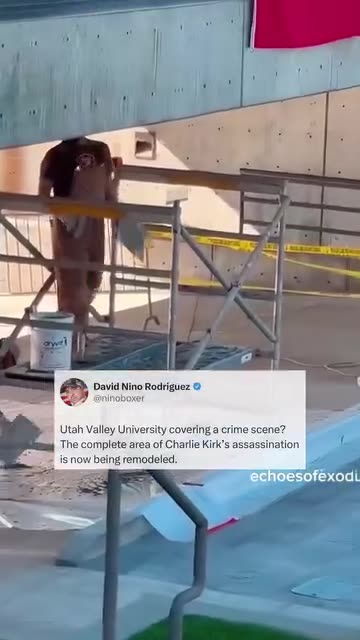 David Nino Rodriguez ~ Utah Valley University covering a crime scene