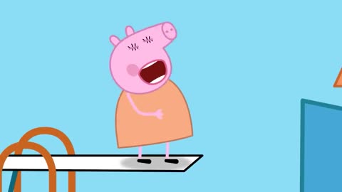Peppa Pig's Splashy Pool Day Full | Funny Peppa Pig Try To Not Laugh