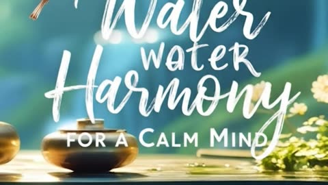 Nature's Water Harmony for a Calm Mind🌿