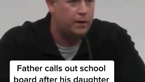 Father calls out school board after his daughter got in trouble for calling someone by their name.