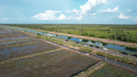 Cultivating Horizons: Flying Above Central Borneo’s Agricultural Heart