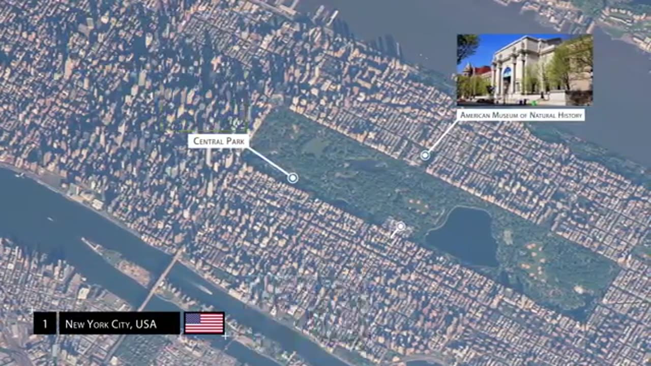 Top 50 | Villes depuis l'espace | Partie 2 - Jour | Espace rechargé