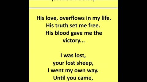 Give Thanks To Jesus original gospel song lyrics video